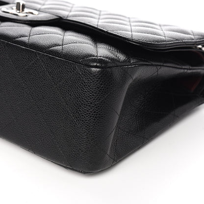 Chanel Caviar Quilted Jumbo Double Flap Black 8 of 10