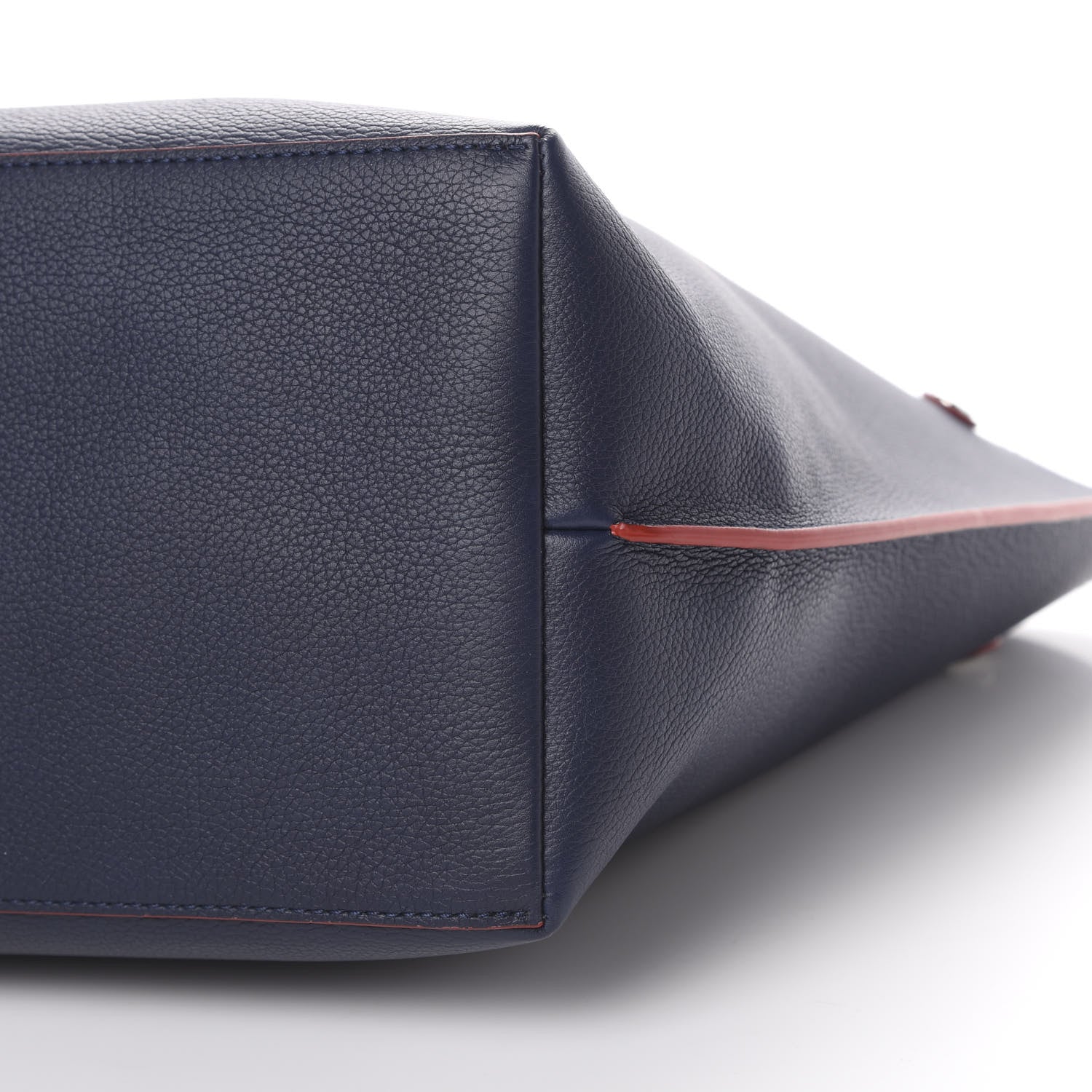 Louis Vuitton Calfskin Lockme Go Tote Marine Rouge 9 of 9