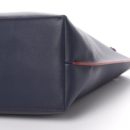 Louis Vuitton Calfskin Lockme Go Tote Marine Rouge 9 of 9