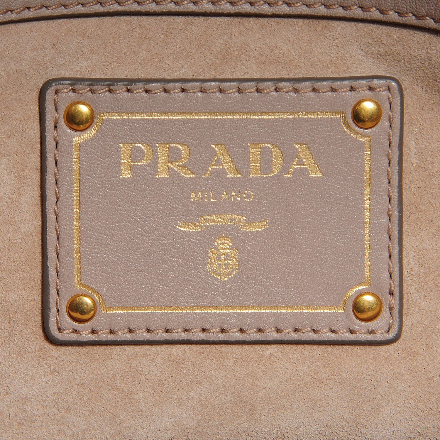 Prada Soft Calf Tote Pomice 8 of 10