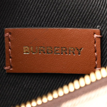 Burberry E-canvas Check Mini Bowling Bag Dark Birch Brown 6 of 10