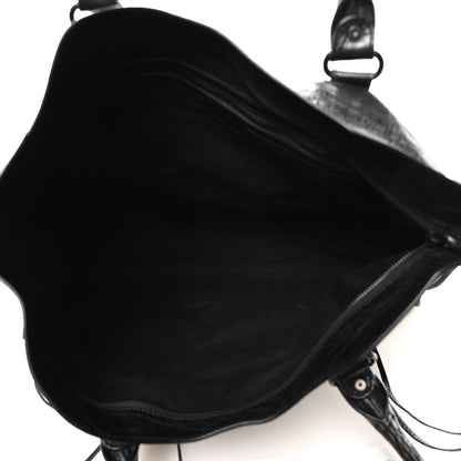Balenciaga Agneau Arena Matte Hardware Large Le City Black 5 of 10
