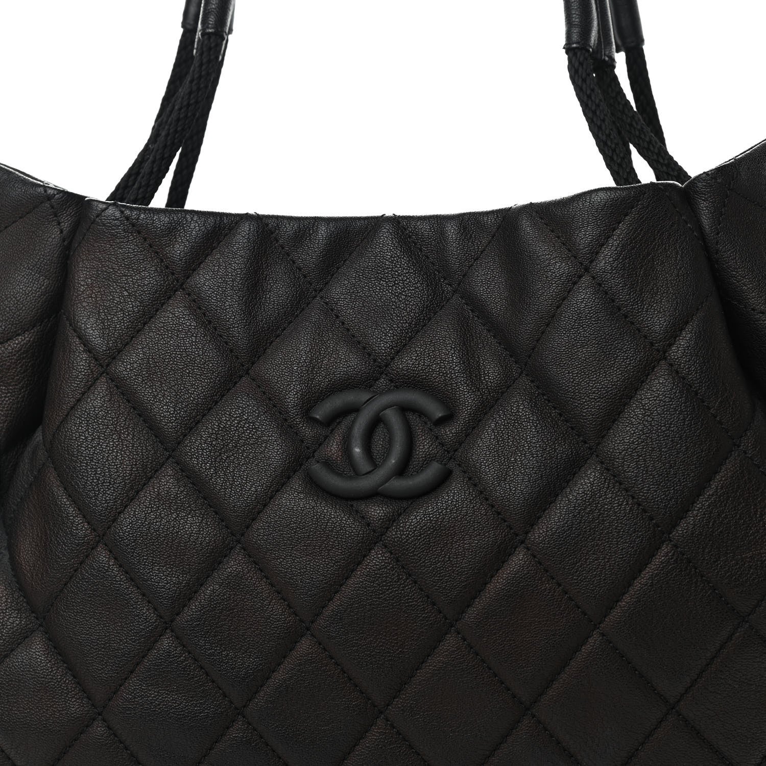 Chanel Quilted Soho Expandable Zip Shoulder Bag Black 10 of 10