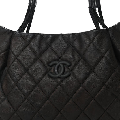 Chanel Quilted Soho Expandable Zip Shoulder Bag Black 10 of 10