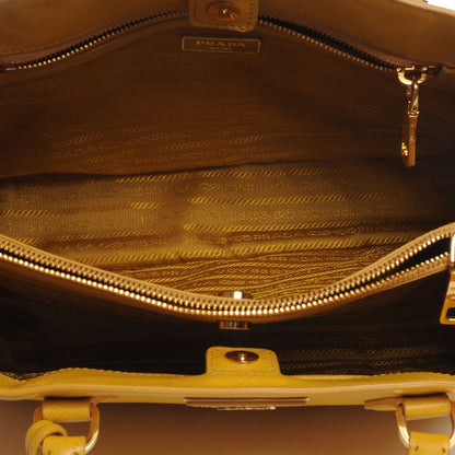 Prada Saffiano Lux Medium Tote Mimosa 7 of 10