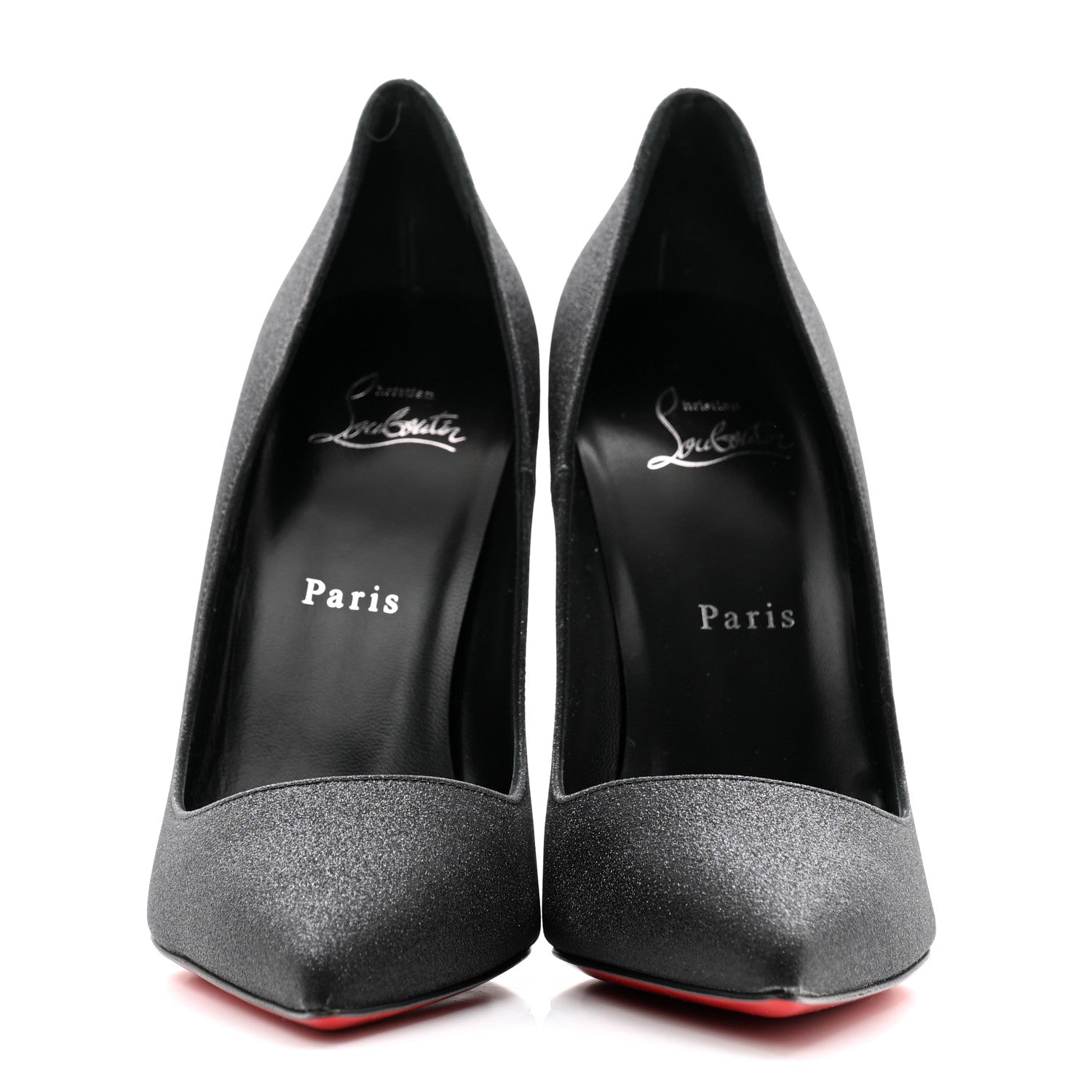 Christian Louboutin Mini Glitter So Kate 120 Pumps 39.5 Black 2 of 9