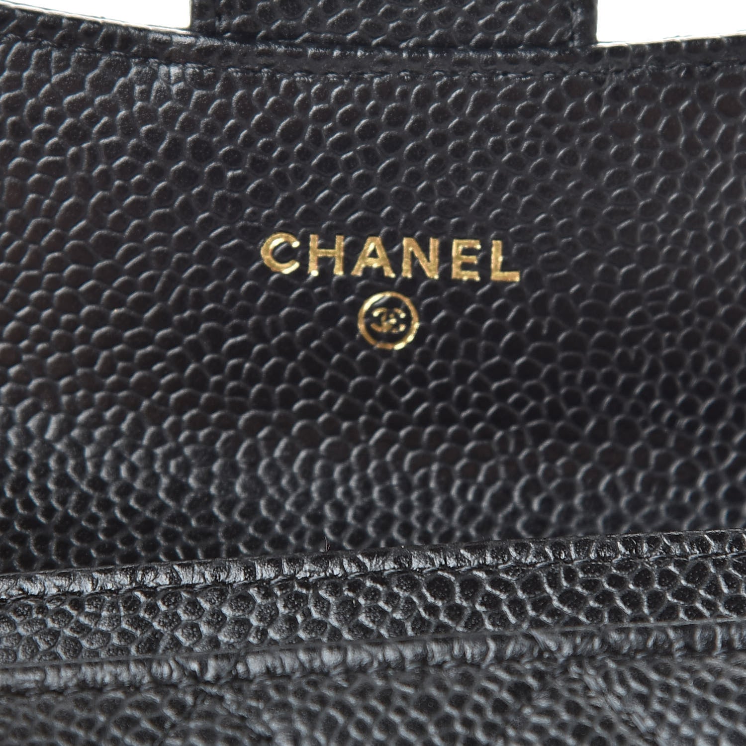 Chanel Caviar Quilted Flap Card Holder Wallet Black 6 of 9