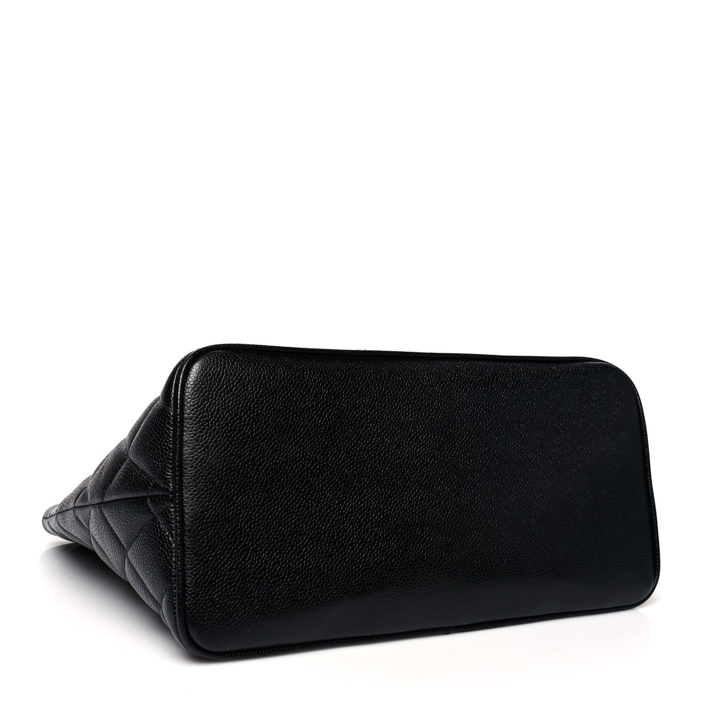 Caviar Quilted Medallion Tote Black