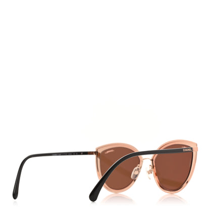Chanel Metal Cat Eye Sunglasses 4222 Light Pink 4 of 8