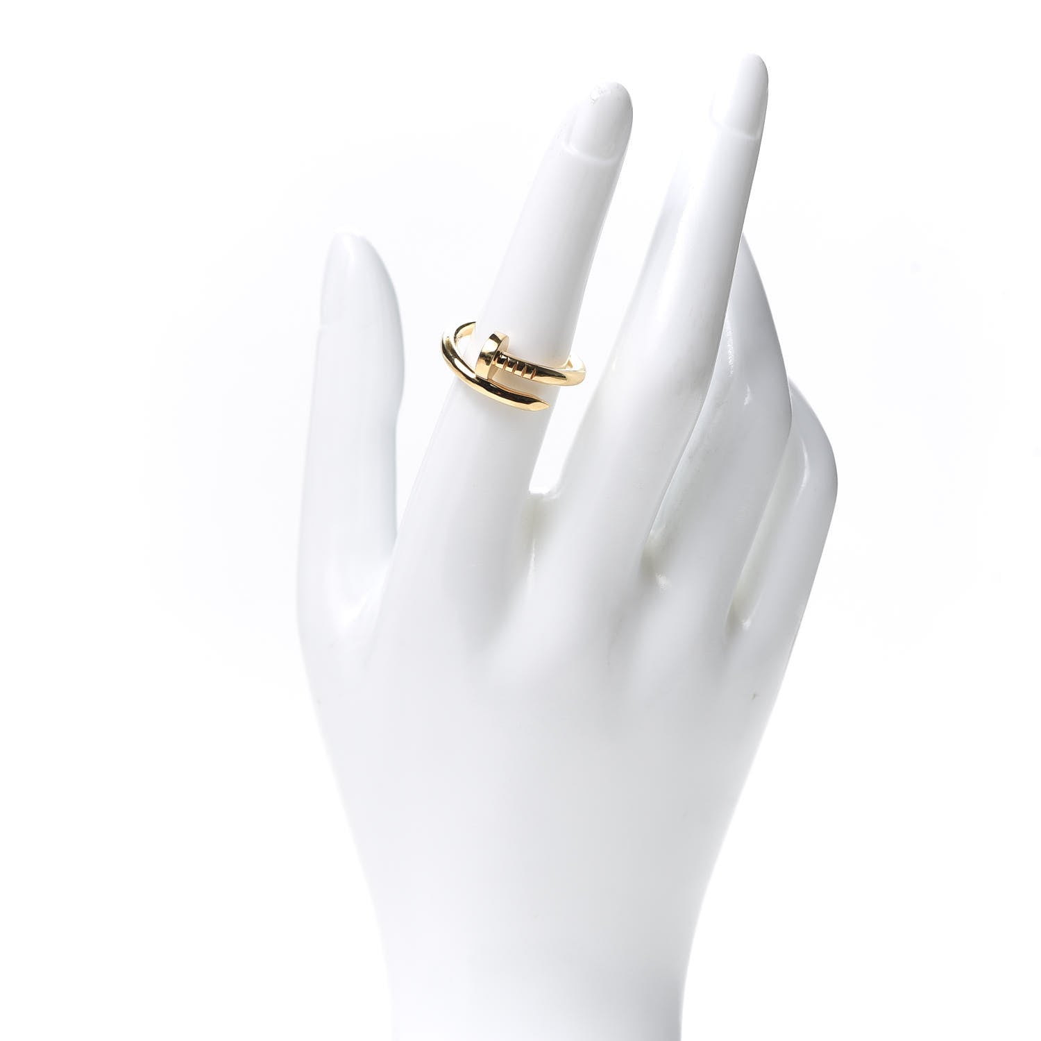 Cartier 18K Yellow Gold Juste Un Clou Ring 54 6.75 2 of 6