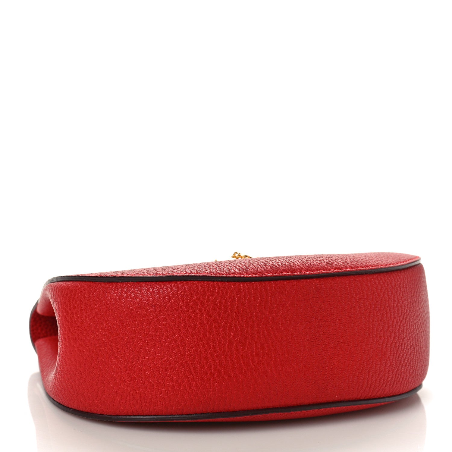 Chloe Grained Lambskin Mini Drew Shoulder Bag Plaid Red 4 of 8