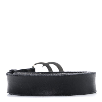 Gucci Cuoio Toscano Nickel Double G 30mm Belt 85 34 Black 2 of 5