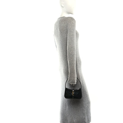 Saint Laurent Patent Calfskin Le 5 A 7 Mini Hobo Black 2 of 10