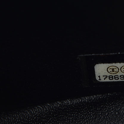 Chanel Lambskin Quilted Jumbo Double Flap So Black 9 of 25