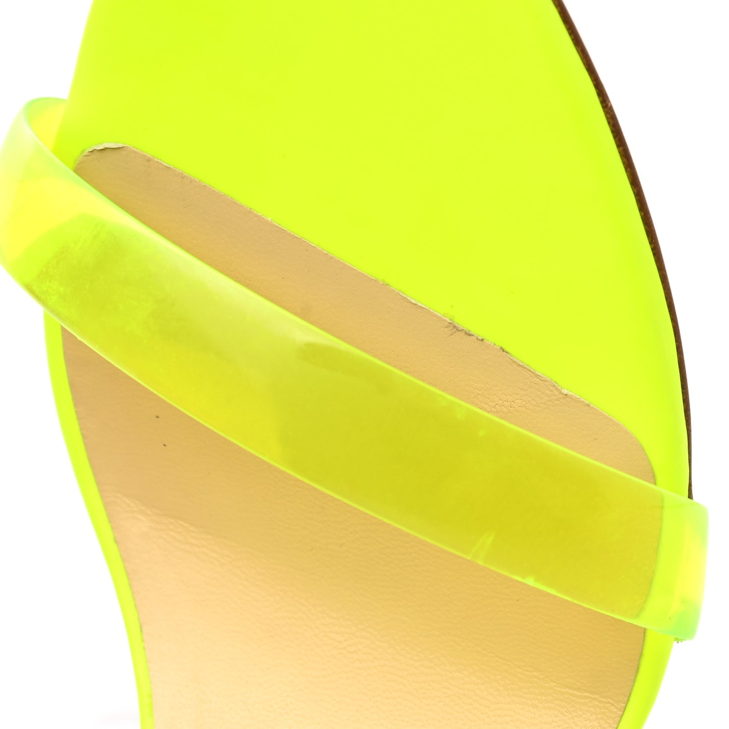 PVC Ovida 85 Slide Sandals 38.5 Yellow
