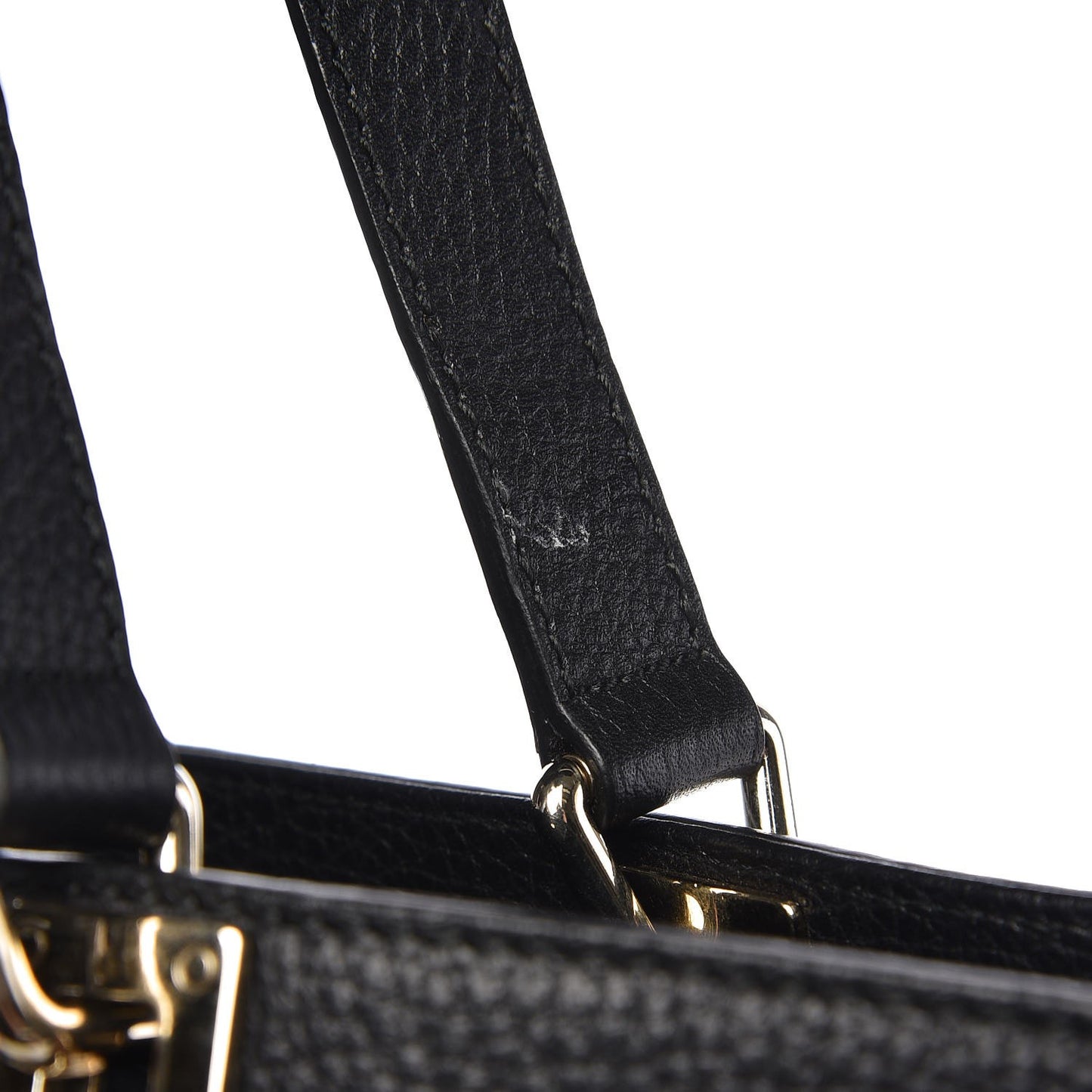 Monogram Bucket Tote Black