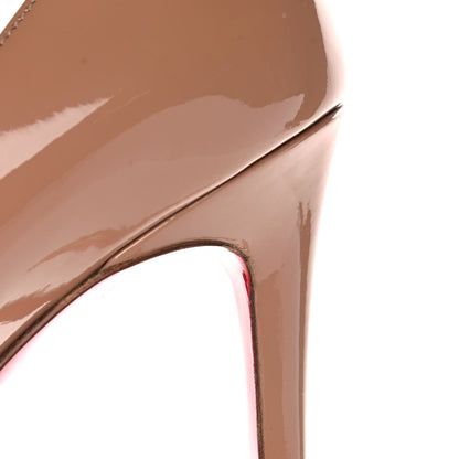 Christian Louboutin Patent Pigalle Follies 100 Pumps 37 Nude 10 of 11