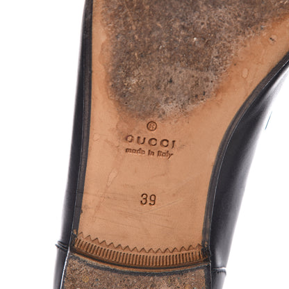 Gucci Calfskin Womens Jordaan Loafers 39 Black 6 of 21