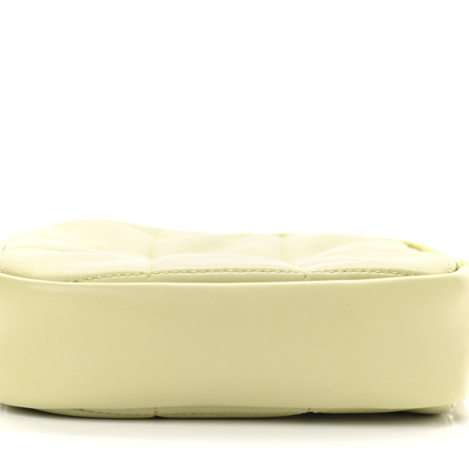 Chanel Lambskin Quilted Diamond Clutch With Chain Light Green 10 of 11