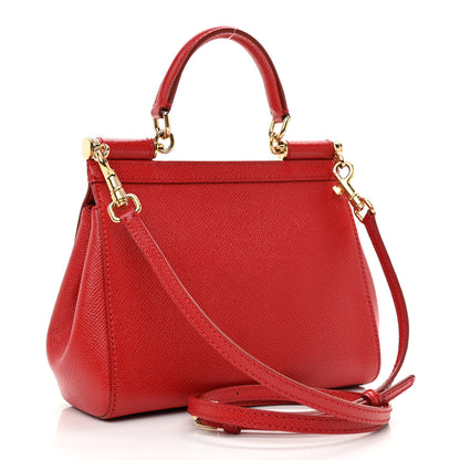 Dolce & Gabbana Dauphine Small Miss Sicily Satchel Red 3 of 7