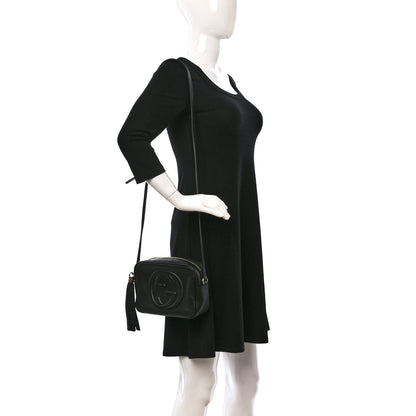 Gucci Pebbled Calfskin Small Soho Disco Bag Black 2 of 10