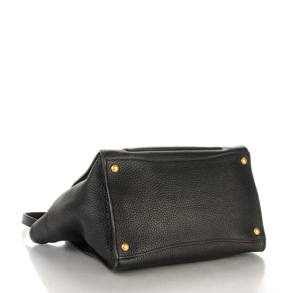 Prada Vitello Daino Twin Pocket Tote Black 4 of 9