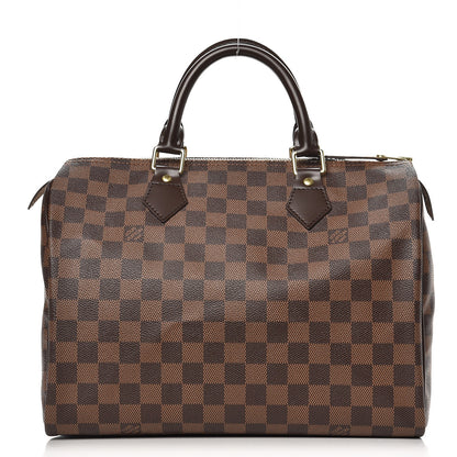 Louis Vuitton Damier Ebene Speedy 30 1 of 9