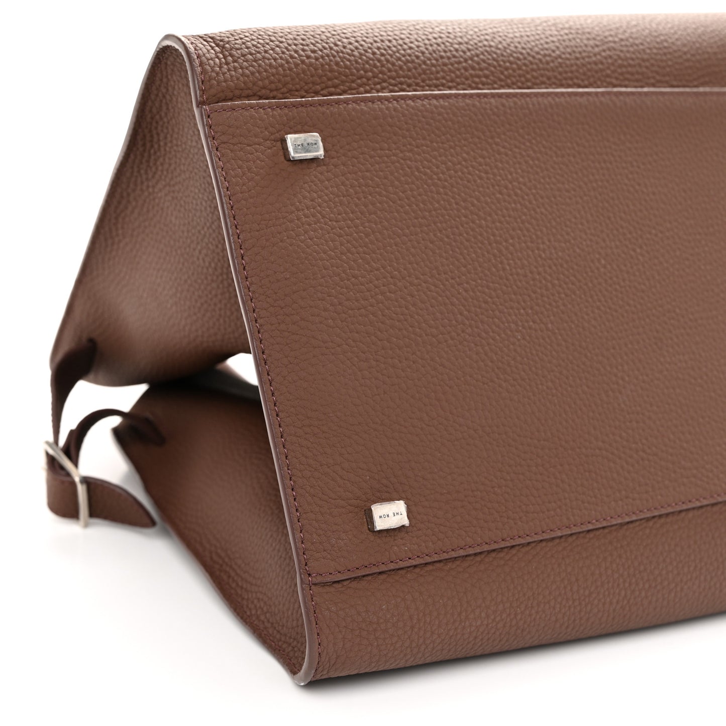 Matte Grained Calfskin Soft Margaux 15 Dark Mocha