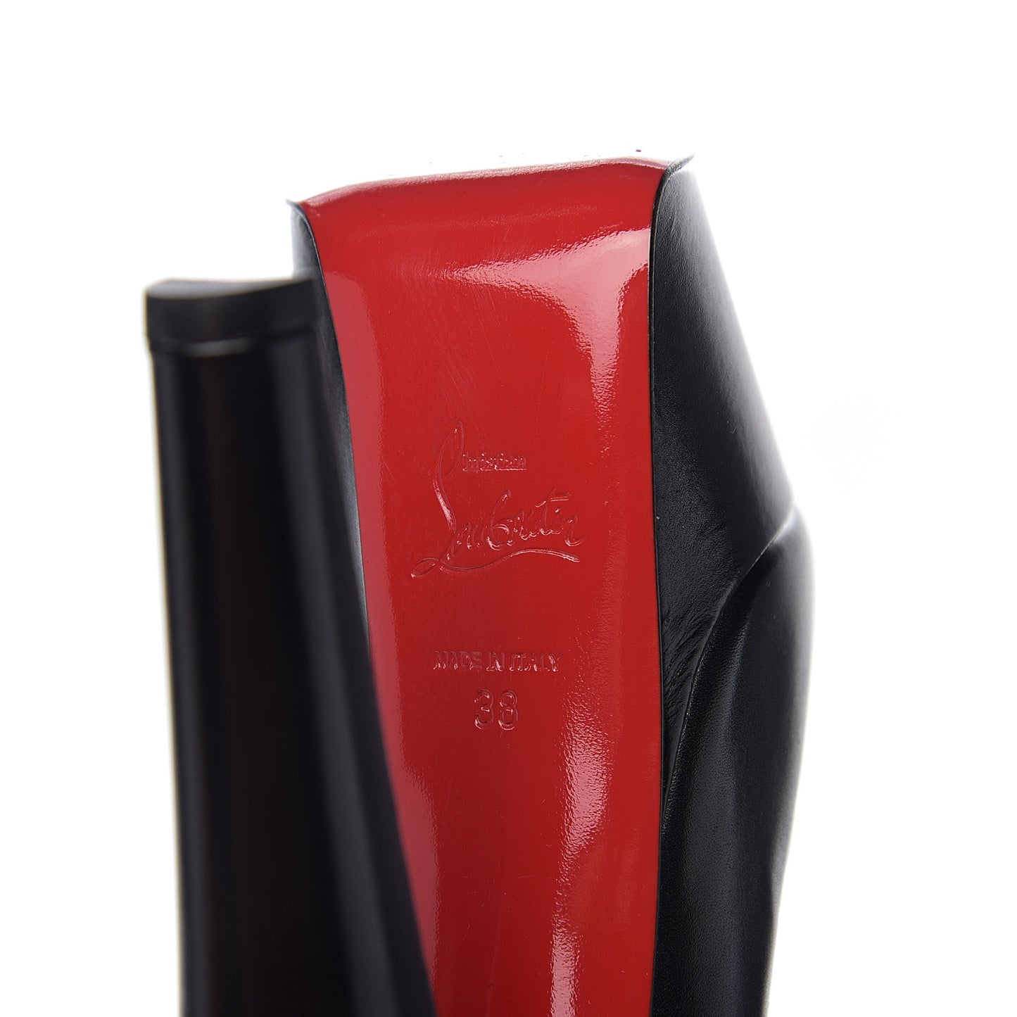 Shiny Calfskin Alta Vicky 160 Pumps 38 Black