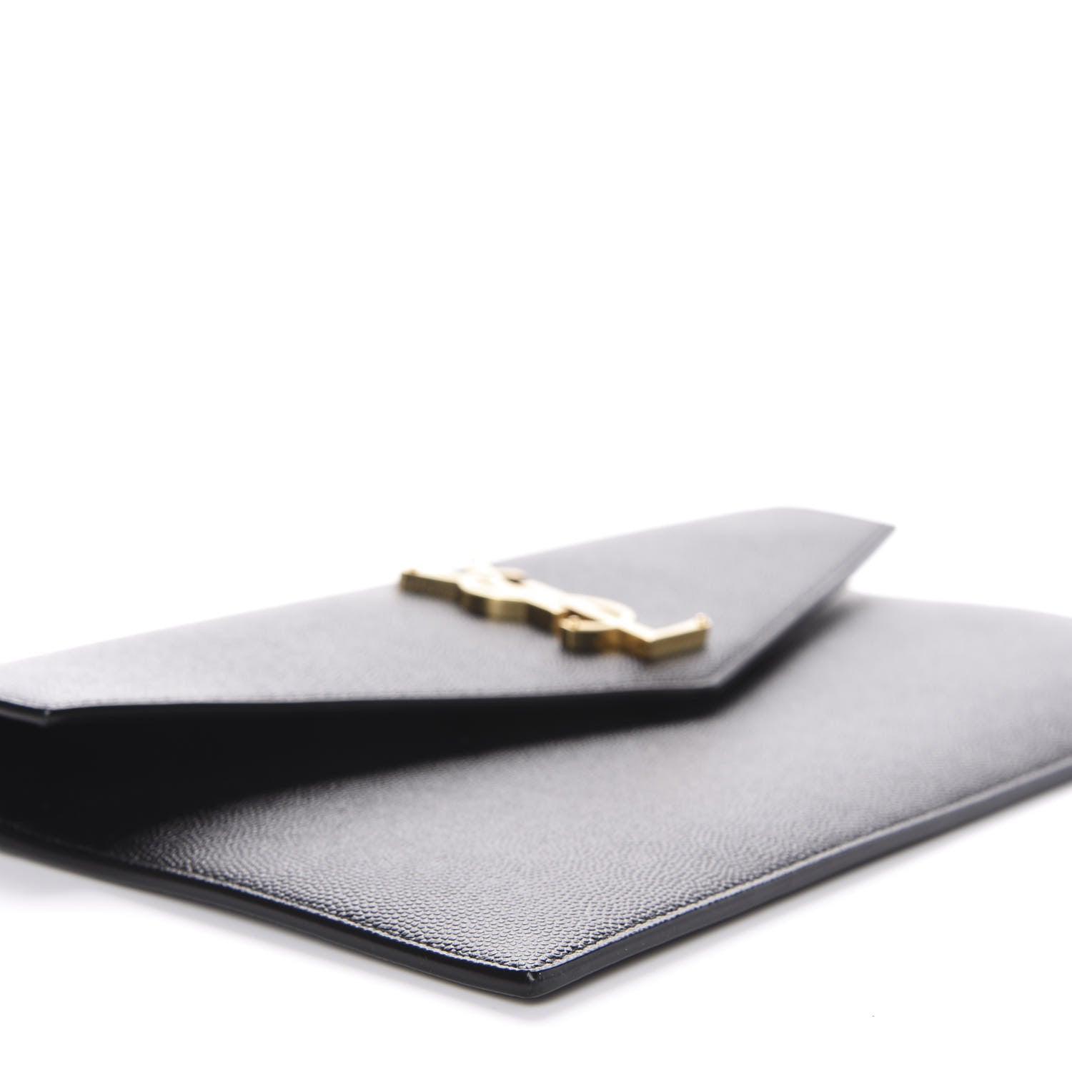 Saint Laurent Grain De Poudre Uptown Pouch Black 5 of 9