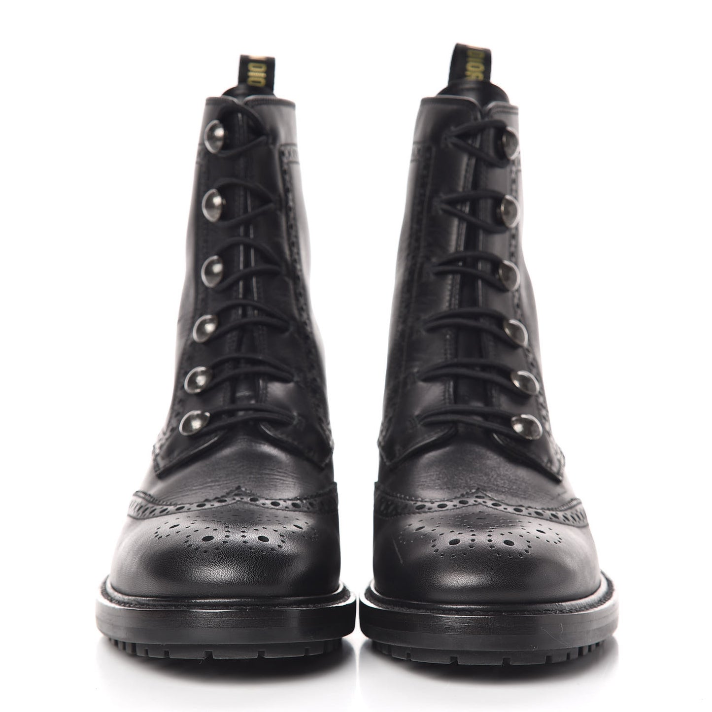 Calfskin Diorunit Low Boot 37 Black