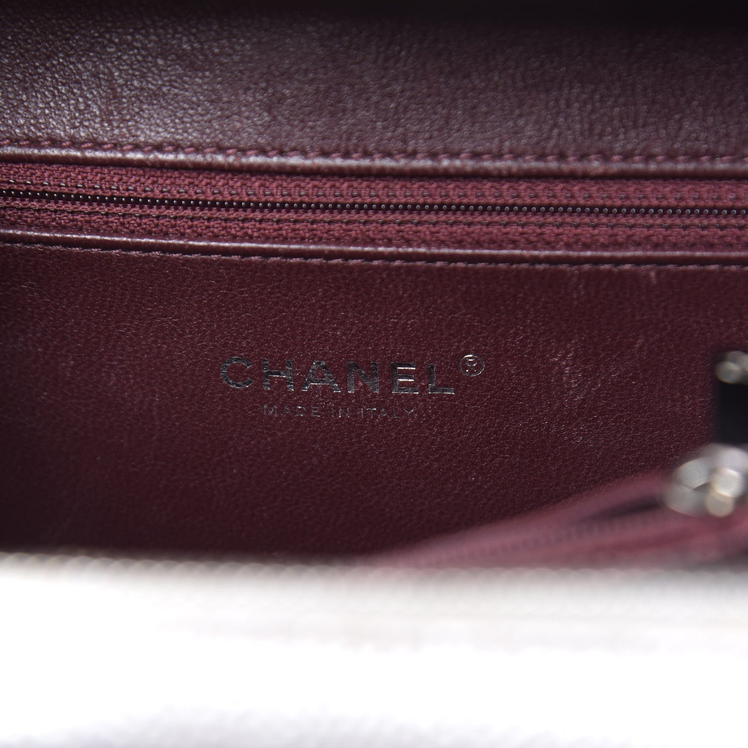 Chanel Metallic Caviar Quilted Medium CC Filigree Vanity Case Silver 6 of 13