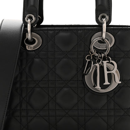 Christian Dior Lambskin Cannage Small My ABCDior Lady Dior Black 8 of 10