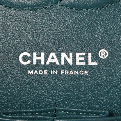 Chanel Caviar Quilted Medium Double Flap Dark Turquoise 7 of 8
