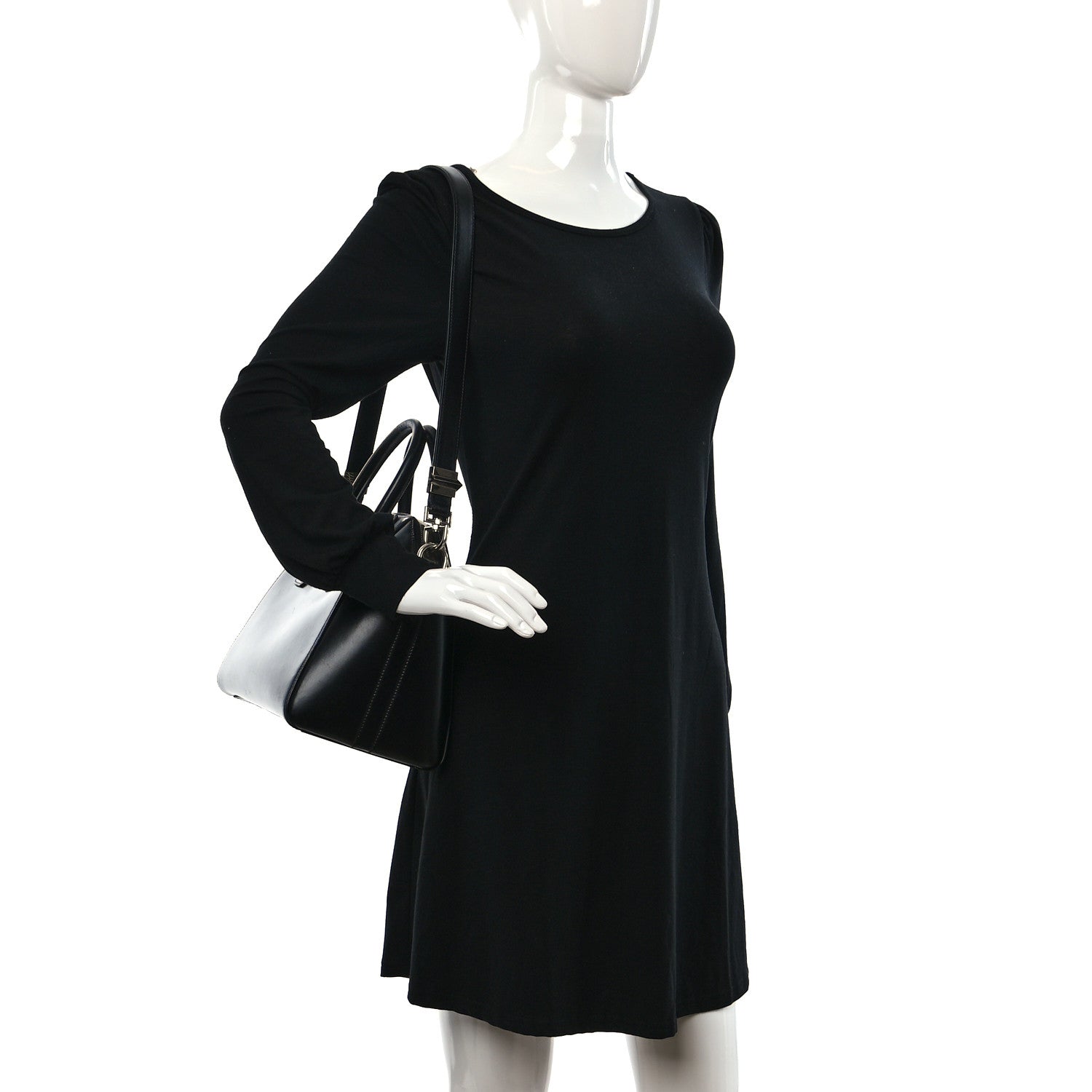 Givenchy Shiny Lord Calfskin Small Antigona Black 2 of 14