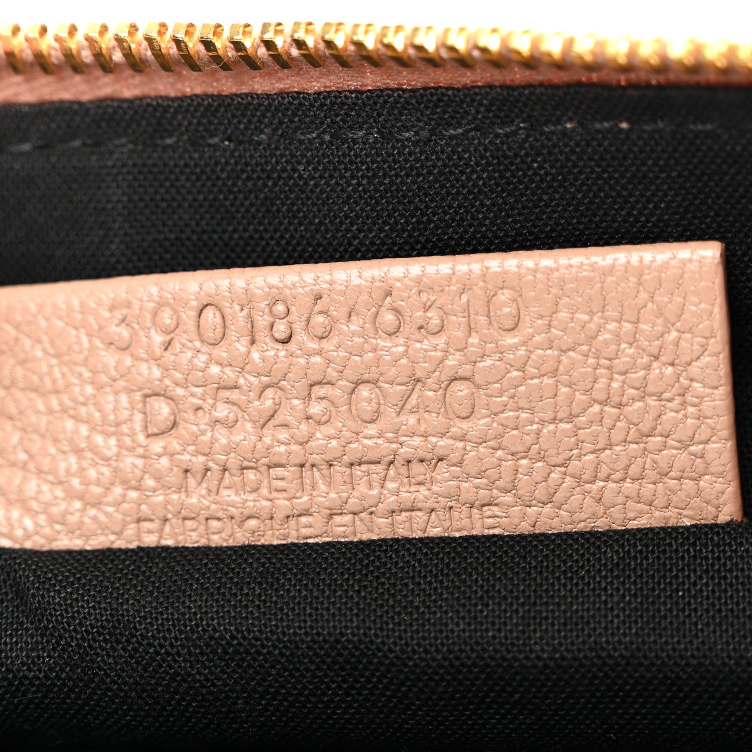 Balenciaga Chevre Gold Metallic Edge Hardware Pouch Rose Des Sables 7 of 7
