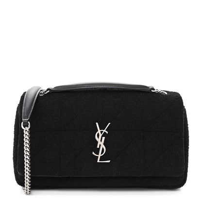 Saint Laurent Wool Monogram Medium Jamie Black 1 of 10