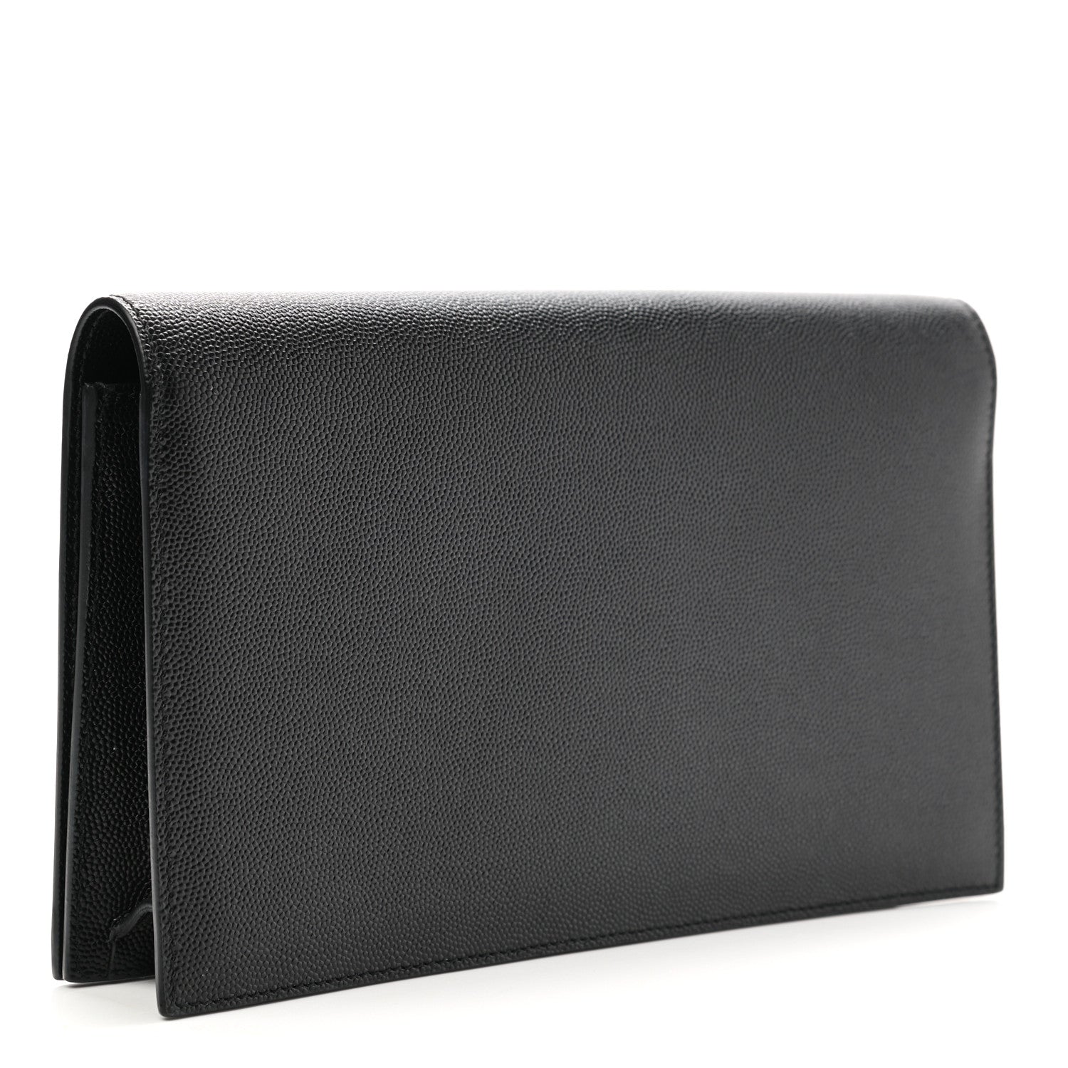 Saint Laurent Grain De Poudre Classic Monogram Kate Clutch Black 2 of 7