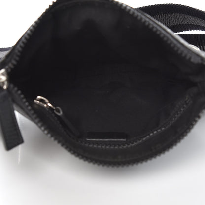Gucci Nylon Monogram Mini Flat Messenger Bag Black 5 of 9