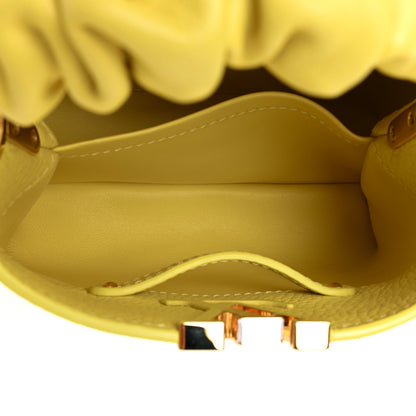 Louis Vuitton Taurillon Mini Chouchou Capucines Jaune 5 of 10