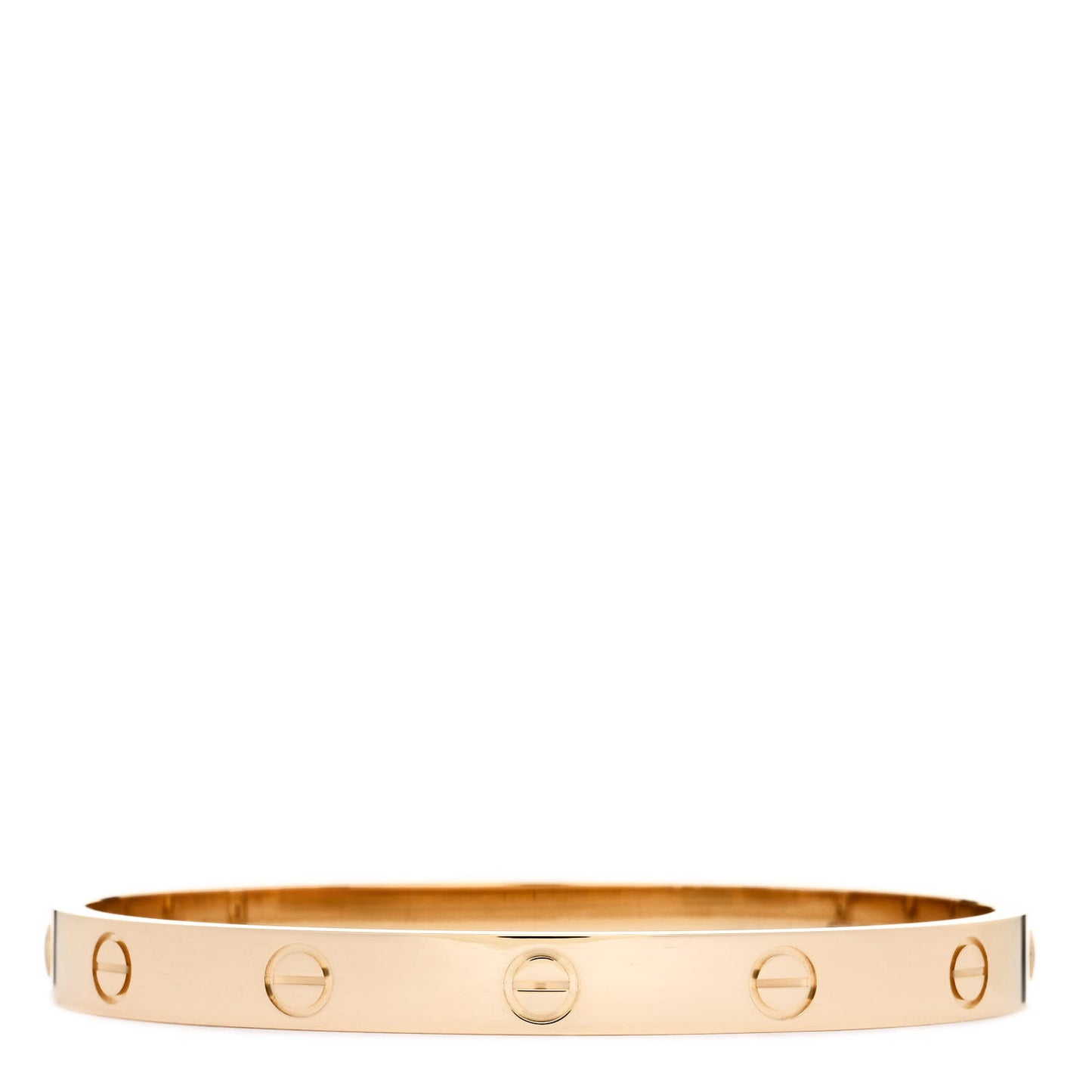 18K Yellow Gold LOVE Bracelet 17