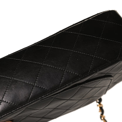 Chanel Lambskin Quilted Small Double Flap Black 10 of 14