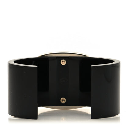 Chanel Resin Pearl Enamel CC Cuff Multicolor 3 of 4