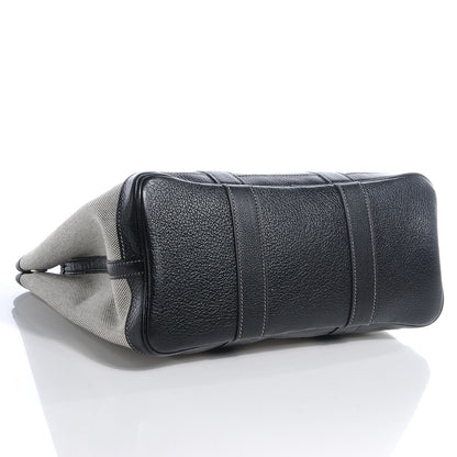 Hermes Toile Leather Garden Party TPM Black 4 of 7