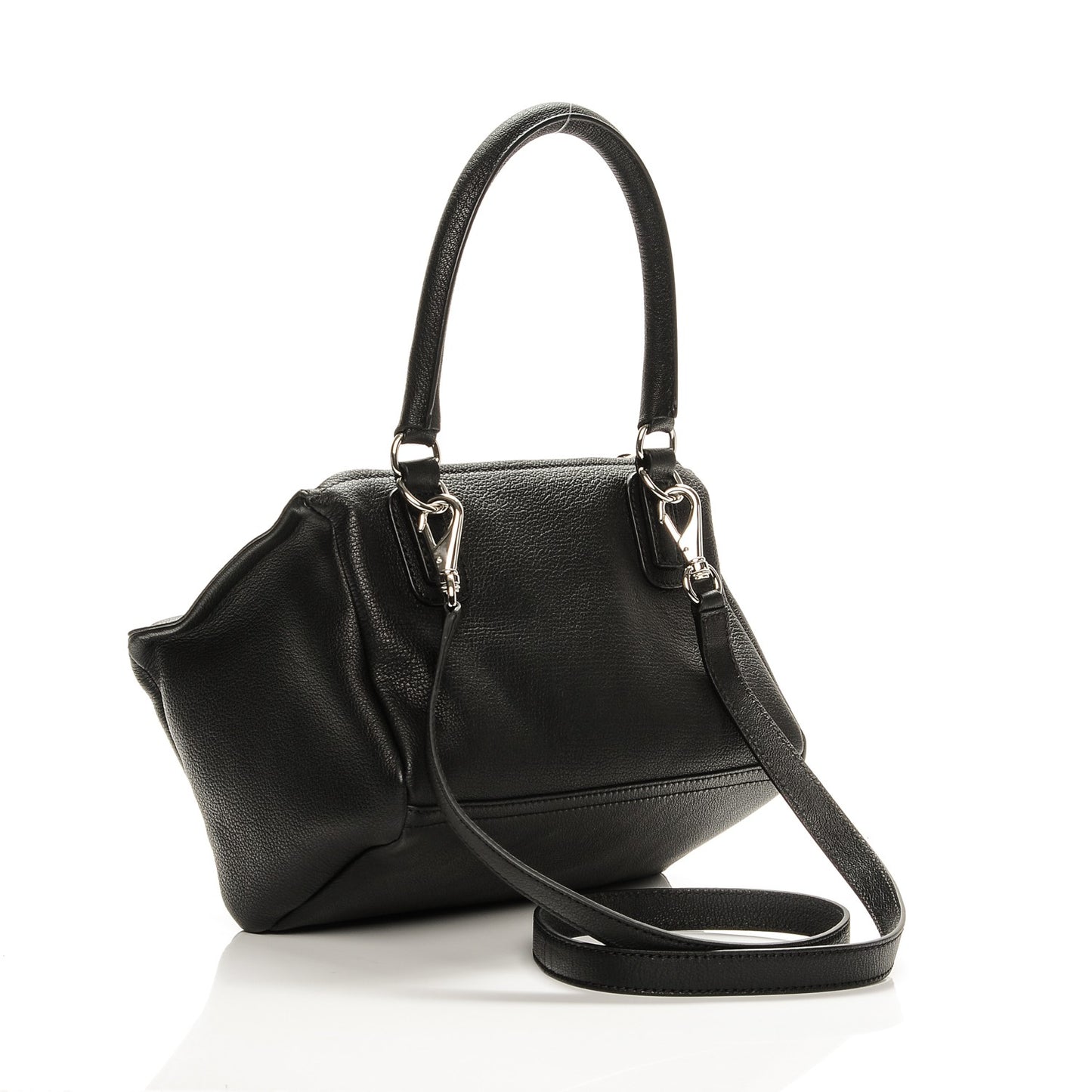 Sugar Goatskin Small Pandora Black