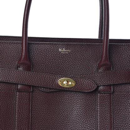 Mulberry Grain Vegetable Tanned Calfskin Zipped Bayswater Oxblood 7 of 12