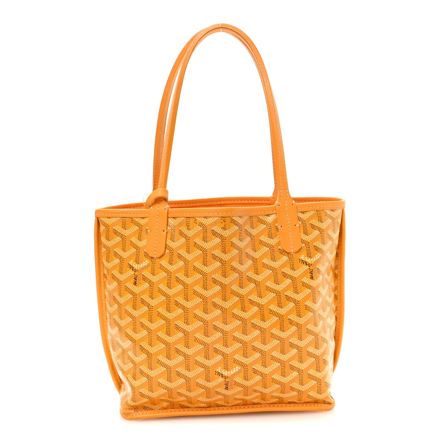 Goyardine Reversible Mini Anjou Yellow