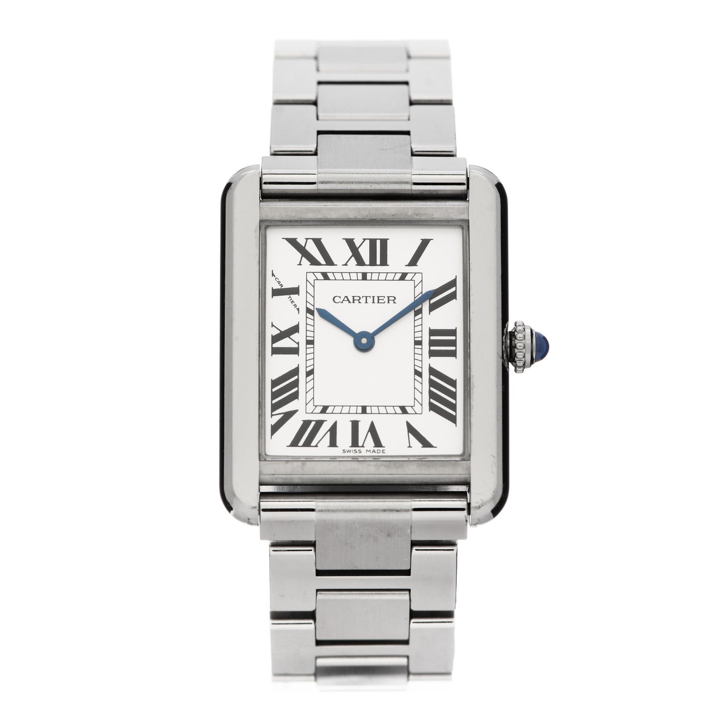 Stainless Steel 24mm Tank Solo Quartz Watch