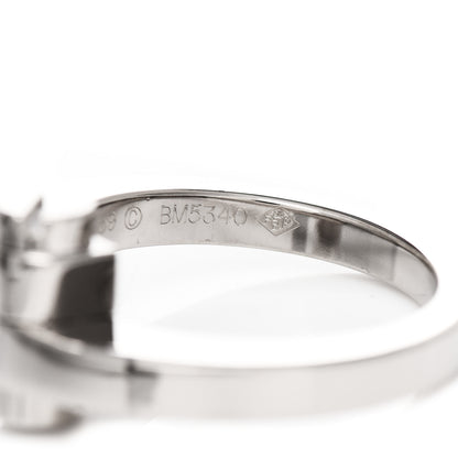 Cartier 18K White Gold Menotte Ring 59 8.75 5 of 6