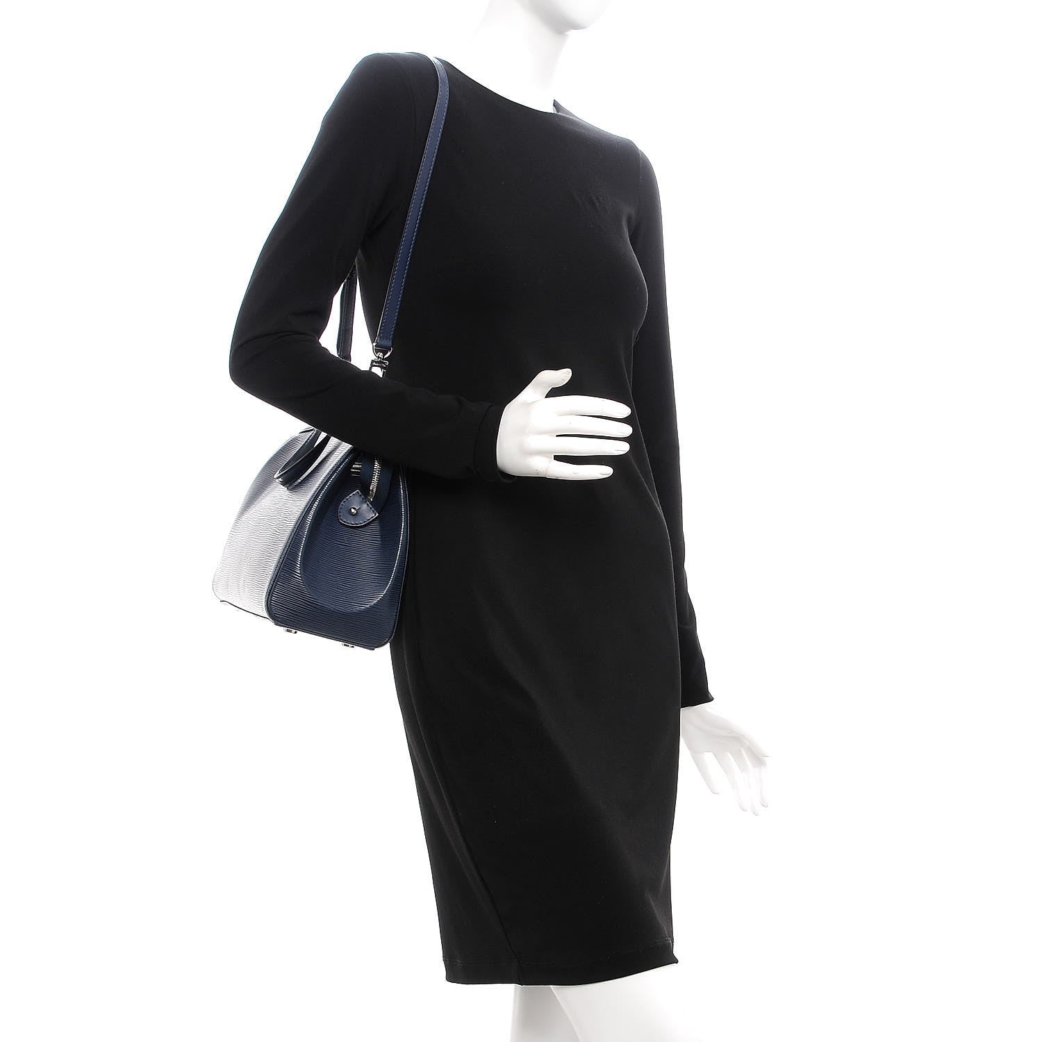 Louis Vuitton Epi Brea MM Indigo 2 of 16
